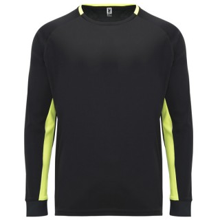 PORTO T-SHIRT S M BLACK FLUOR YELLOW