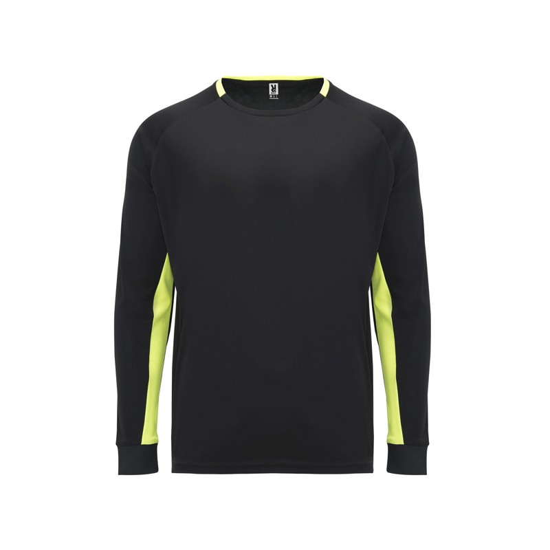 PORTO T-SHIRT S M BLACK FLUOR YELLOW