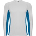 SHANGHAI LONG SLEEVE T-SHIRT S S WHITE ROYAL BLUE