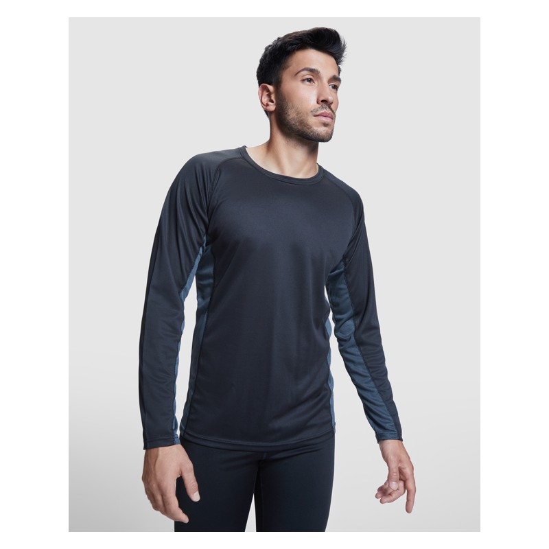 SHANGHAI LONG SLEEVE T-SHIRT S S WHITE ROYAL BLUE