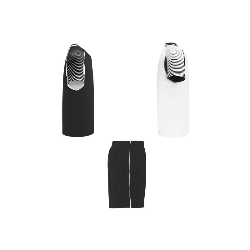 JUVE SPORT SET S S WHITE BLACK