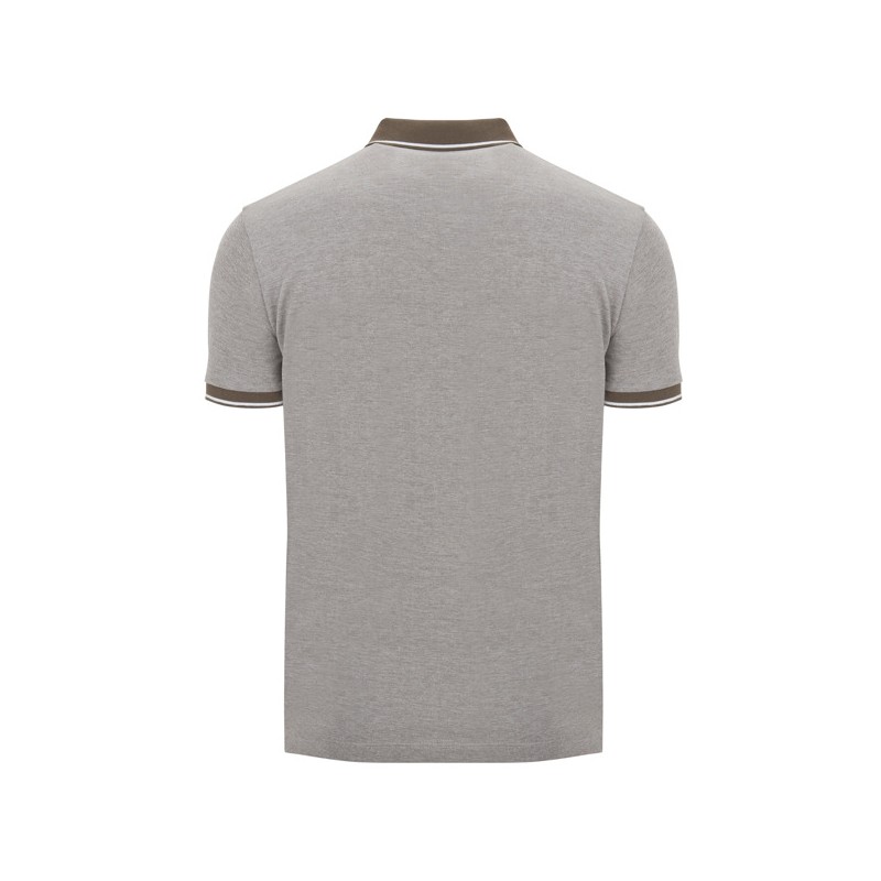 BOWIE POLO SHIRT S S HEATHER MILITAR DARK GREEN