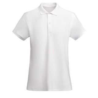 PRINCE WOMAN POLO SHIRT S S WHITE
