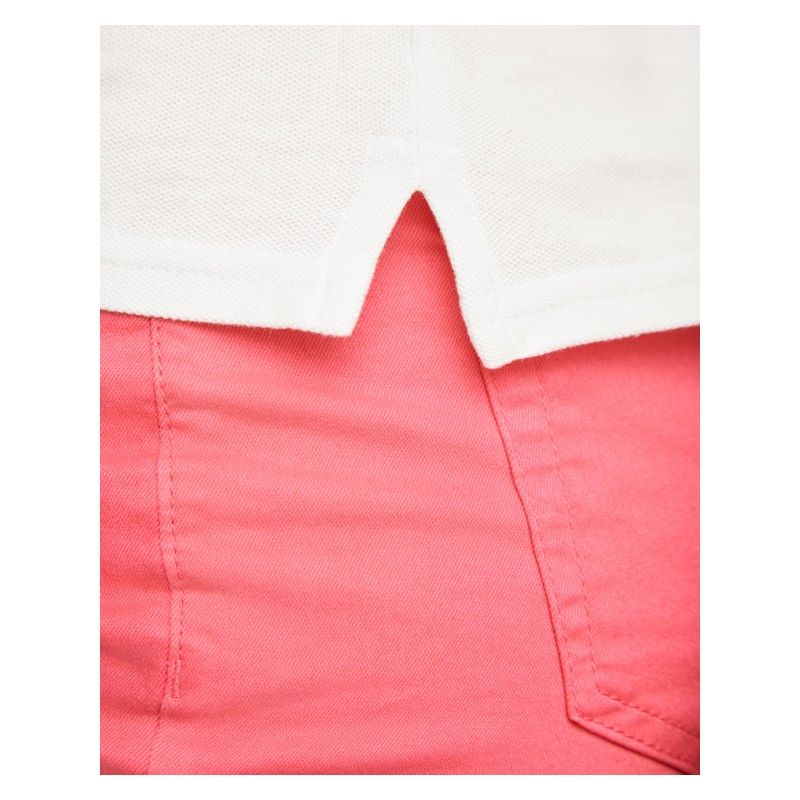 PRINCE WOMAN POLO SHIRT S S WHITE
