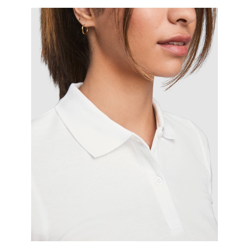 PRINCE WOMAN POLO SHIRT S S WHITE