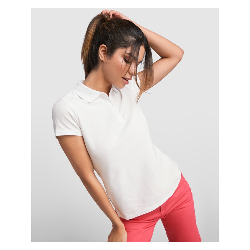 PRINCE WOMAN POLO SHIRT S S WHITE