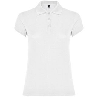 STAR WOMAN POLO SHIRT S S WHITE