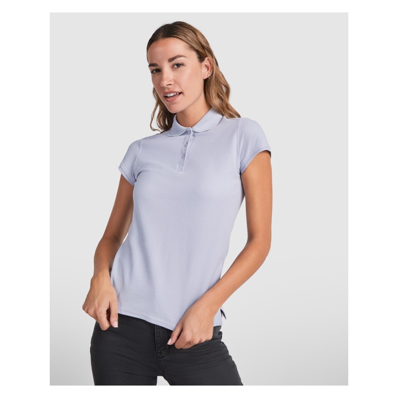 STAR WOMAN POLO SHIRT S S WHITE