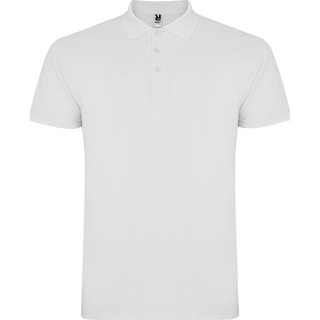 STAR POLO SHIRT S S WHITE