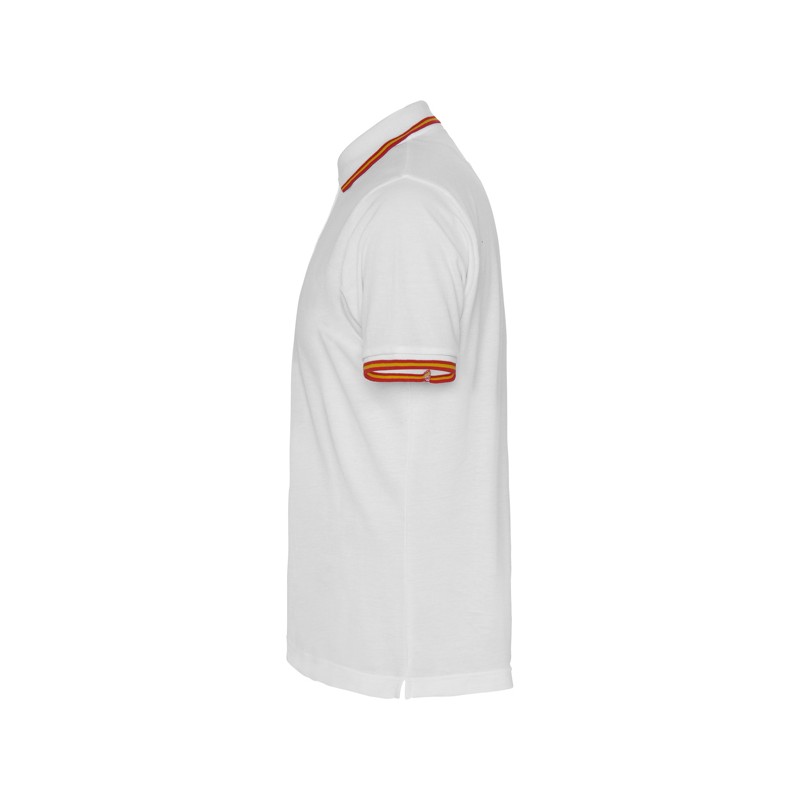 NATION POLO SHIRT S S WHITE