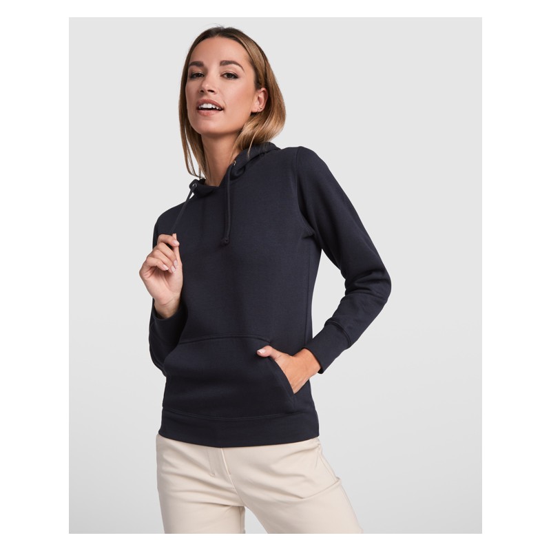 URBAN WOMAN HOODED SWEATSHIRT S S WHITE